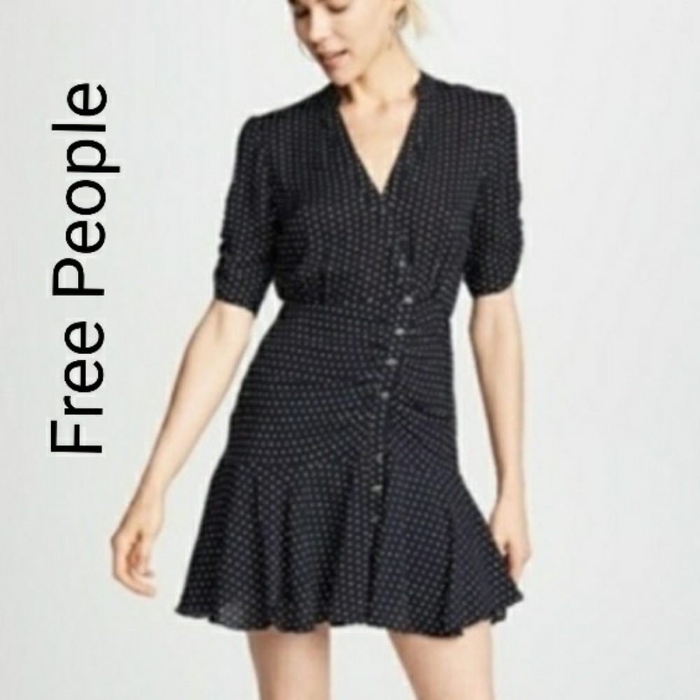 Free People Polkadot, Vintage Pin-up Style Dress